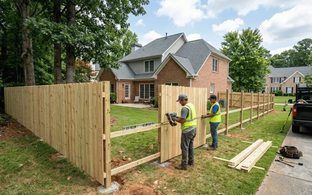 Fence Installation by H&Z Installations in Atlanta, GA